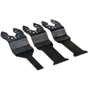 Comparateur de prix : DeWalt 3 lames pour Multicutter DEWALT - multimatériaux - DT20713