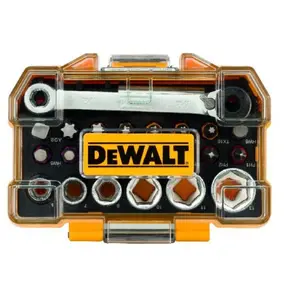 Comparateur de prix : Coffret douilles et embouts de vissage DEWALT 24 pièces - DT71516