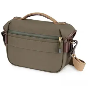 Sac Billingham Hadley Small Pro Vert Sauge/Chocolat En FibreNyte pas cher