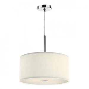 Luminaire Center Suspension Zaragoza crème 3 ampoules pas cher