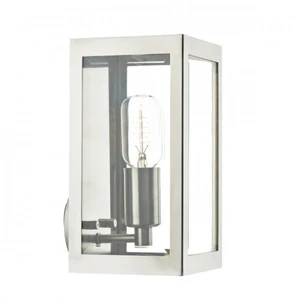 DAR LIGHTING Applique murale era acier inoxydable et verre 1 ampouleVendu paramazon