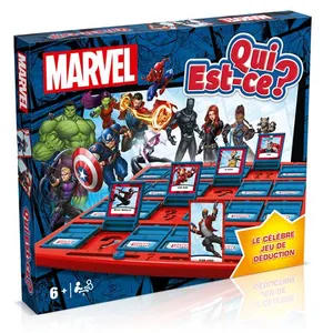 Comparateur de prix : Jeu classique Winning Moves Qui est-ce ? Marvel