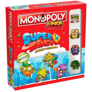Winning Moves Superthings Jeu De Société Super Zings Junior Monopoly pas cher