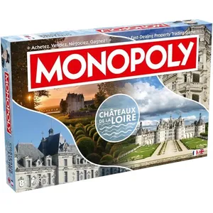Jeu classique Winning Moves Monopoly Châteaux de la Loire pas cher
