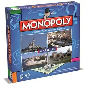 Monopoly Marseille - Winning Moves pas cher