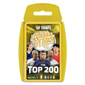 Top Trumps World Football Stars Top 200 Pack N°2 pas cher