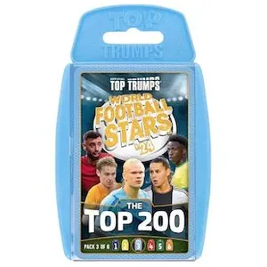 Top Trumps World Football Stars Top 200 Pack N°3