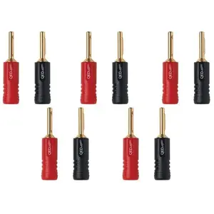 Fiches Bananes AudioQuest SureGrip 300 Gold + Câble AudioQuest Type 5 - Neuf