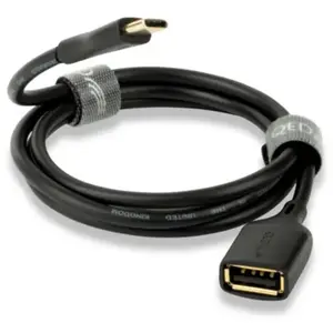 Câbles USB QED Connect USB A femelle vers C (0,75 m) pas cher