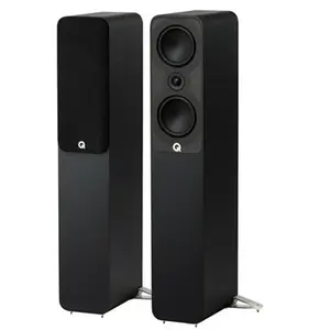 Q Acoustics 5040 Noir Mat - Enceinte Colonne (la paire) - Enceintes