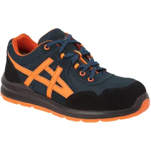 Portwest Chaussures de travail basses mersey Steelite S1 Bleu/Orange 40 pas cher