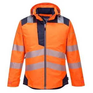 Comparateur de prix : Portwest Parka HV PW3, Couleur: Orange/Marine, Taille: L, T400ONRL