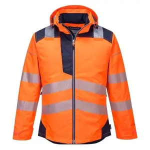 Comparateur de prix : Portwest Parka HV PW3, Couleur: Orange/Marine, Taille: XL, T400ONRXL