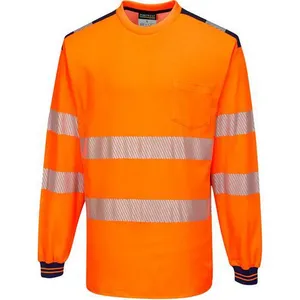 Comparateur de prix : Portwest - PW3 T-Shirt Haute Visibilité ml couleur : Orange/Marine taille 4XL