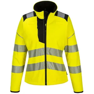 Portwest Softshell Pw3 Haute Visibilité Pour Femme Pw38 Noir/jaune S pas cher
