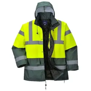 Parka Haute Visibilité Portwest Bicolore Traffic - Jaune/Vert XL