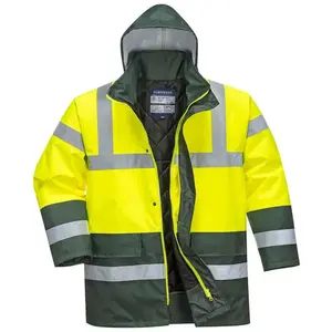 Portwest Parka Bicolore Traffic, Couleur: Jaune/Vert, Taille: XXL, S466YGRXXL pas cher