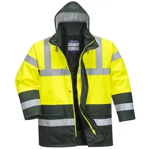 Comparateur de prix : Portwest Hi-vis Contrast Veste de trafic, Jaune (Yellow/Green), L Homme