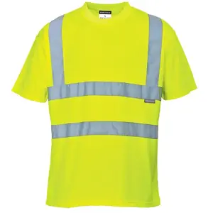 Comparateur de prix : Portwest S478 T-shirt de Sécurité Léger Haute Visibilité Jaune, XXXL
