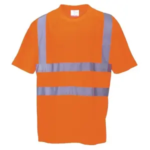 Comparateur de prix : Portwest RT23 T-Shirt De Rail À Haute Visibilité Orange, L