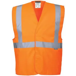 Comparateur de prix : Portwest - Gilet à bandes et à bretelles Hi-Vis Orange 2XL/3XL