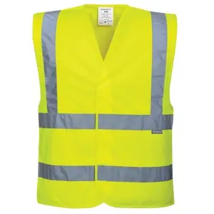 Comparateur de prix : Portwest - Gilet Haute-Visibilité Baudrier Double Ceinture Jaune 2XL/3XL