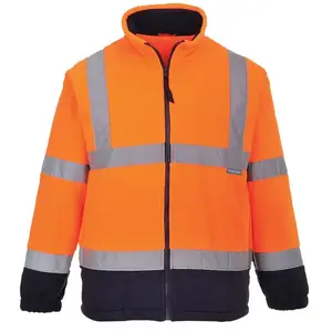 Comparateur de prix : Polaire haute visibilité Portwest bicolore Orange / Marine l