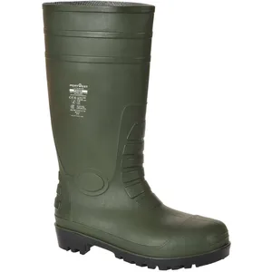 Comparateur de prix : Portwest - Bottes de sécurité Wellington S5 couleur : Vert taille 43