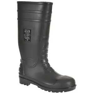 Comparateur de prix : Portwest - Bottes de sécurité Wellington S5 couleur : Noir taille 44