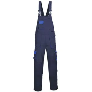 Comparateur de prix : Portwest - Salopette de travail (L) (Bleu marine/Bleu roi) - UTRW989