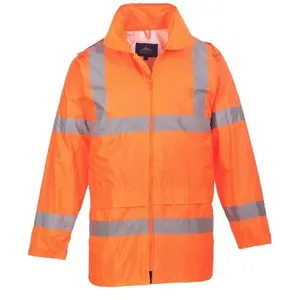 Comparateur de prix : Portwest - Veste de pluie Hi-Vis couleur : Orange taille xxxl