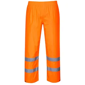 Comparateur de prix : Portwest - Pantalon de pluie Hi-Vis couleur : Orange taille xxxl