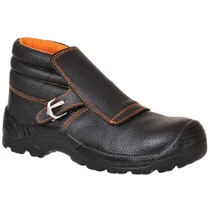 Comparateur de prix : Chaussures de sécurité soudeur montantes S3 hro Brodequin Soudeur Portwest Noir 44