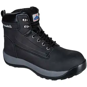 Brodequin Constructo Nubuck S3 hro couleur : Noir taille 46 Portwest pas cher