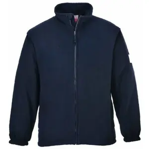 Polaire antistatique et retardateur de flamme couleur : Marine taille m Portwest