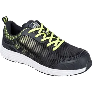 Baskets de sécurité basses Portwest Tove S1P Steelite Noir / Vert 41 pas cher