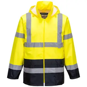 Comparateur de prix : Veste de pluie Hi-Vis bicolore couleur : Jaune/Marine taille xl Portwest