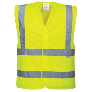 Comparateur de prix : Portwest - Gilet Haute-Visibilité Baudrier Double Ceinture Jaune 6X/7X