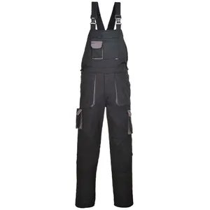 Cotte à bretelles Portwest Texo Contrast couleur : Noir taille 4XL Portwest pas cher