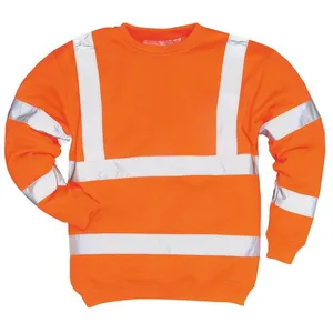 Portwest - Sweatshirt Haute Visibilité couleur : Orange taille xs pas cher