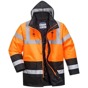 Portwest Parka HV Bicolore, Couleur: Orange/Noir, Taille: S, S467OBRS pas cher
