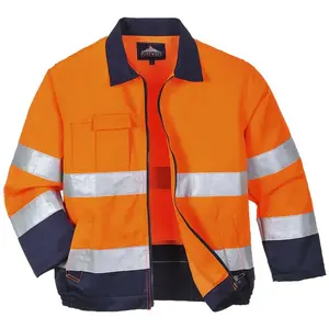 Comparateur de prix : Veste Hi-Vis Madrid couleur : Orange/Marine taille xxxl Portwest