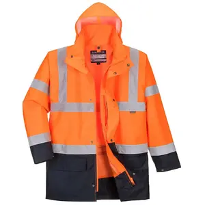 Comparateur de prix : Portwest - Parka 5 en 1 Essentiel Bicolore Orange/Marine - S766 taille l