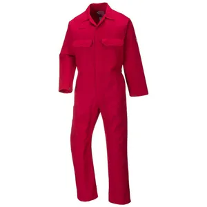 Combinaison Bizweld Retardateur de flammes Portwest Rouge l