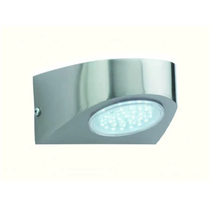 Luminaire Center Firstlight Pisa - Applique murale d'extérieur à led en acier inoxydable, blanc IP44