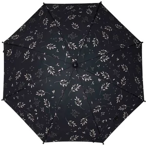 Dooky® Stroller Parasol/Umbrella Romantic Leaves Black pas cher