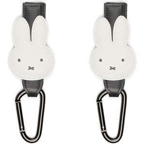 Lot de 2 crochets pour poussette Miffy