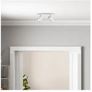 Astro Spot ascoli twin recessed blanc texturé ip20Vendu parreuter