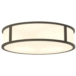 Astro MASHIKO 300 ROUND LED-Plafonnier LED salle de bain métal et verre opalin Ø30cm Doré pas cher