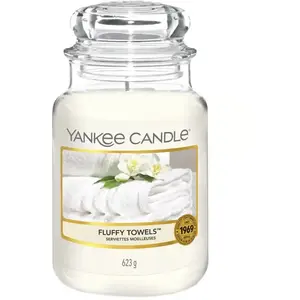 Bougie - YANKEE CANDLE - FLUWY TOWELS - Serviettes moelleuses - Jaune - 623 gr